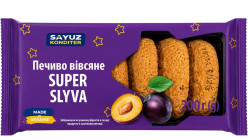 Ovesné sušenky se švestkami SUPER SLYVA 200g Soyuz