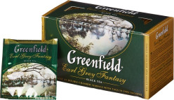 Černý čaj Earl Grey Fantasy 25×2g Greenfield