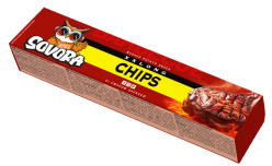 Bramborové chipsy s příchutí barbecue 50g Sovora