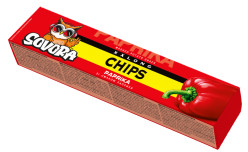 Bramborové chipsy s příchutí papriky 50g Sovora