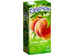 Broskovo-jablečný džus 0,95L Sadočok