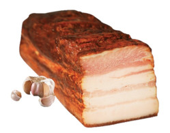 Špek uzený po-ukrajinský s česnekem