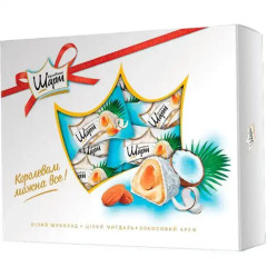 Bonboniéra „Royal Charm“ v polevě s kokosovou náplní s mandlemi 185g ???