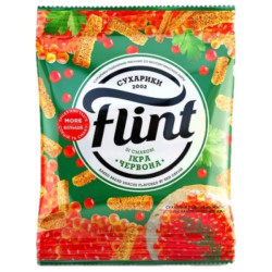 Suchárky s příchutí červeného kaviáru 70g Flint