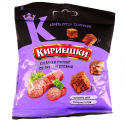 Suchariky se salámovou příchutí Kirieški 40g