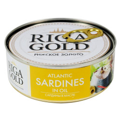 Atlantická sardina Riga Gold 168g