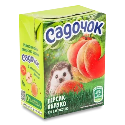 Džus Jablko-Broskev 0,2L Sadočok
