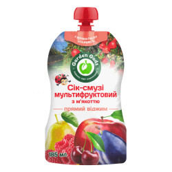 Multivitamínový džus-smoothie s dužinou 185ml Garden Gadz