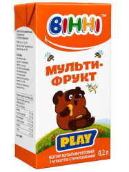 Multifruktový nektar s dužinou 200ml VINNI