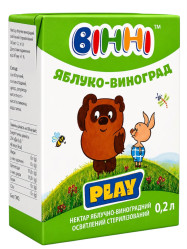Jablečno-hroznový nektar 200ml VINNI