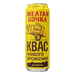 Kvas přírodní fermentací 0,45L Žoltá bočka