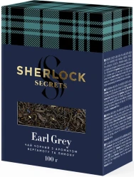 Černý sypaný čaj Earl Grey 100g SHERLOCK