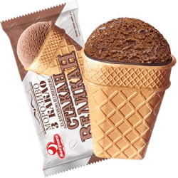 Zmrzlina Stakan Velikan Čokoládová 100g Lasunka