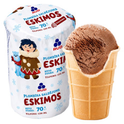 Zmrzlina čokoládový plombir Eskimos 65g Rud