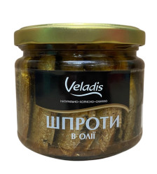 Šproty v oleji 300g Veladis