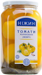 Žlutá nakládaná rajčata 920g (čistá hmotnost 460g) Nižin