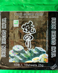 Listy mořských řas na sushi 25g