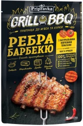 Kořenicí směs na maso a kuře „Barbecue žebra“ s uzenými rajčaty, chilli a hořčicí 30g Pripravka