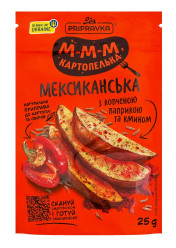 Kořenicí směs na brambory a zeleninu „Mexická“ s uzenou paprikou a kmínem 25g Pripravka