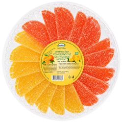 Marmeláda „Pomerančové a citronové měsíčky“ 200g Rodyna