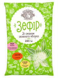 Zefír s příchutí zeleného jablka 240g Boguslavna