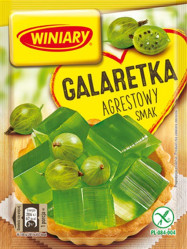 Želé s příchutí angreštu 71g Galaretka Winiary