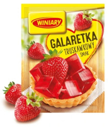 Želé s příchutí jahody 71g Galaretka Winiary