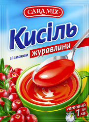 Kisel s brusinkovou příchutí 90g CARAMIX