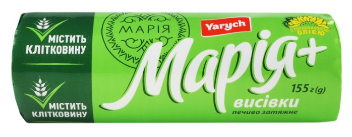 detail Sušenky Maria s otrubami 155g Yarych