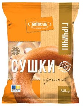 detail Opečené preclíky hořčičné 340g Kyivkhlib