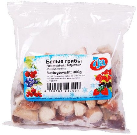 detail Mražené Bílé Houby 300g