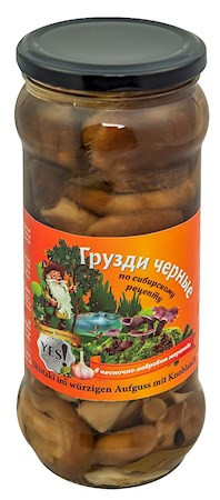 detail Nakládaný Ryzce (shiitake) s česnekem 530g U.Z.