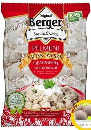 detail Pelmeně Moskovské 900g Berger