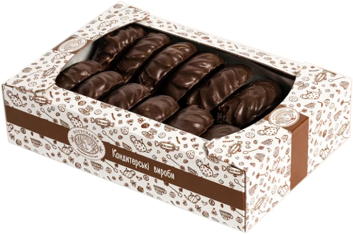 detail Zefír v čokoládové polevě 450g Boguslavna