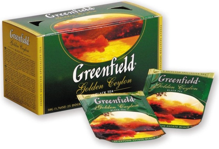 detail Černý čaj Golden Ceylon 25×2g Greenfield