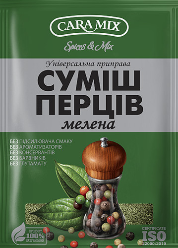 detail Směs mletých pepřů 15g Caramix