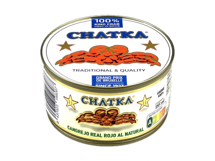detail Maso kamčatského kraba v nálevu 121g CHATKA