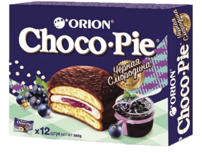 detail Choco Pie Cerny rybiz 12*30g Orion