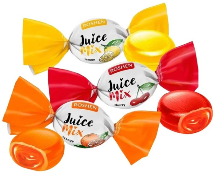 detail Karamel JUICE MIX Roshen