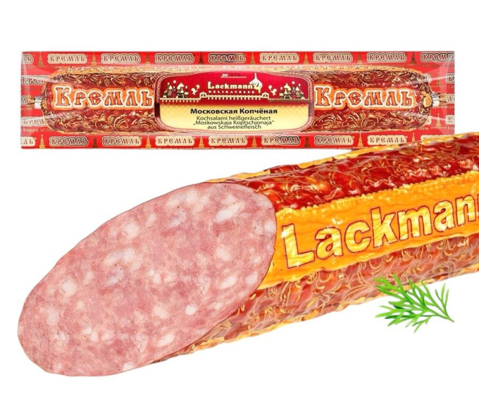 detail Salám Moskovskij kopčenyj Lackmann