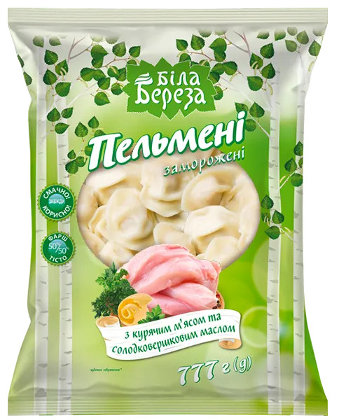 detail Pelmeně s kurecím masem 777g Bílá Bříza
