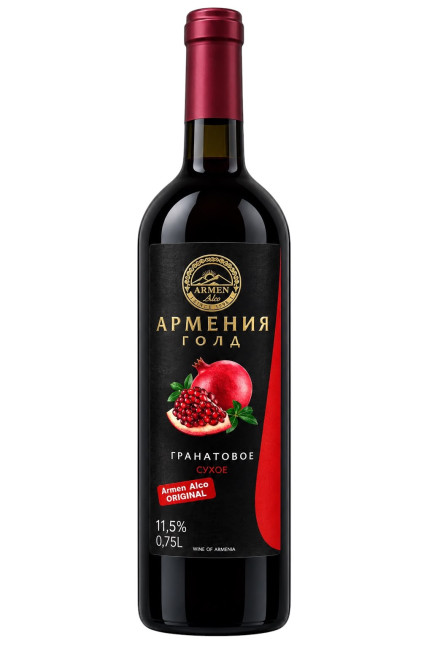 detail Granátové suché víno 11.5% 0,75L Armenia
