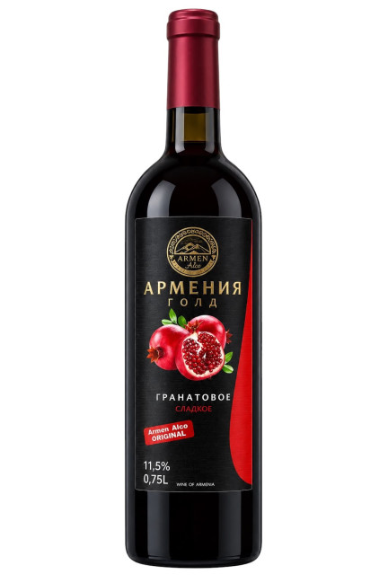 detail Granátové sladké víno 11.5% 0,75L Armenia