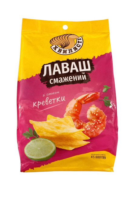 detail Lavaš smažený s příchuti krevety 90g