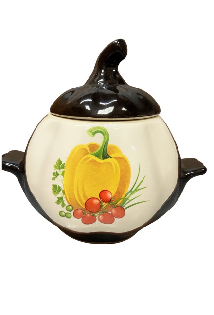 detail Keramický hrnec 0,75l Žlutá paprika