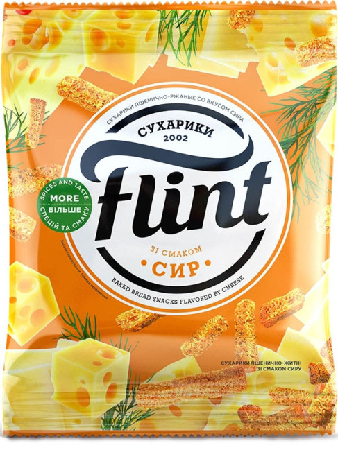 detail Suchárky s příchutí sýra 70g Flint