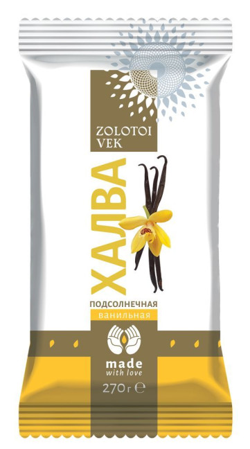 detail Chalva slunečnicová vanilková 270 g ZOLOTOI VEK