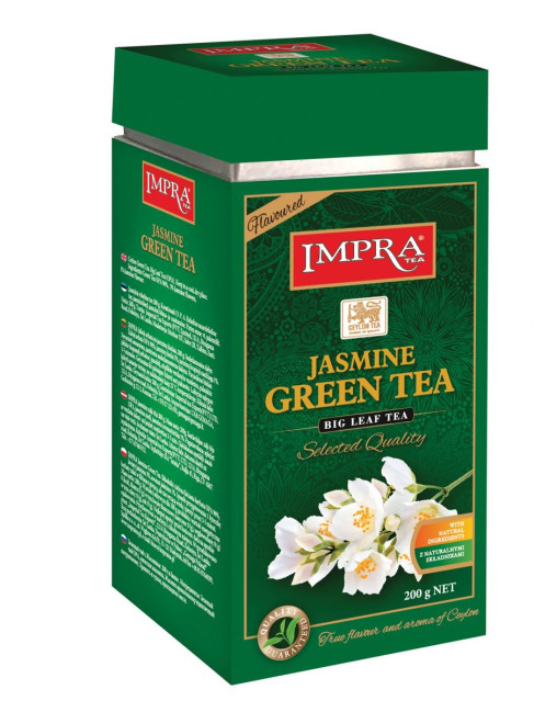 detail Zelený listový čaj s jasmínem 200g IMPRA