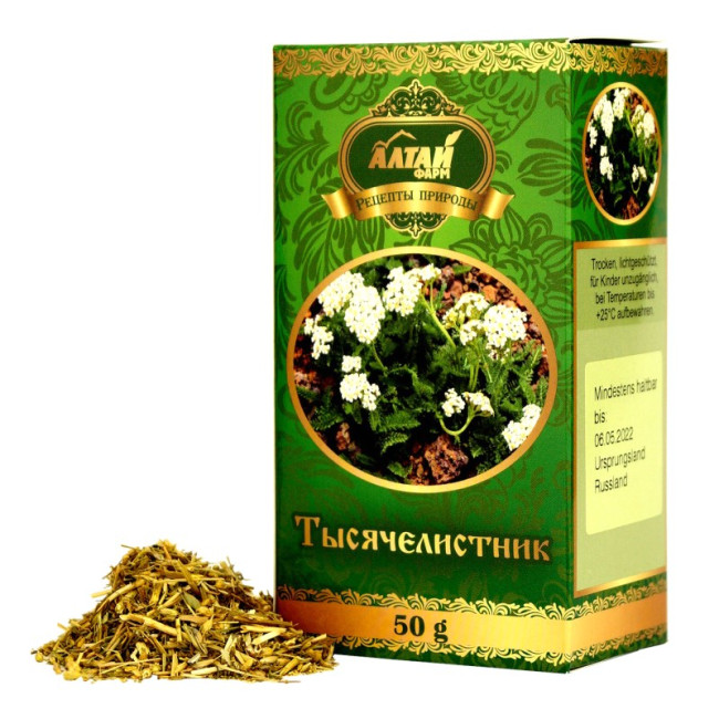 detail Řebříček Altajská bylina (Tysjačilistnik) 50 g Altaj