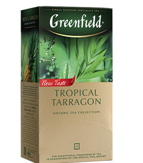 detail Oolong čaj Tropical Tarragon 37,5g (25×1,5g) Greenfield